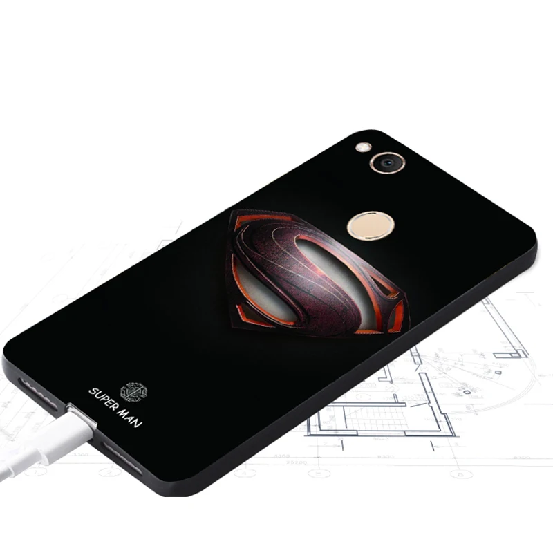 Xiaomi Redmi 4x Case Original Cover for Xiaomi Redmi 4x Case Cover Skin Wolf Fish Skull Redmi 4x Fundas 100% 3