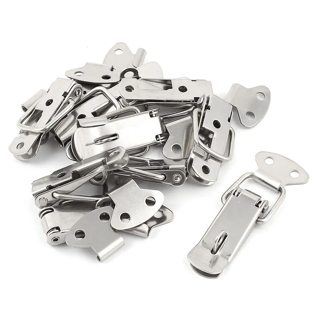 

UXCELL 10 Pcs Steel Spring Draw Toggle Latch Catch For Cases Boxes Chests