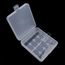 4x18650 Батарейный блок четыре четверти прозрачный контейнер