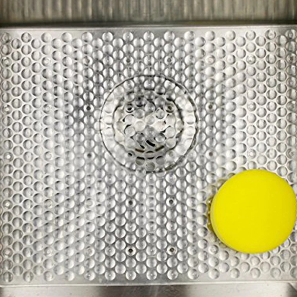 

PVC 40X30CM Kitchen Sink Mat Cocina Straine Protector Filter Protects Glass