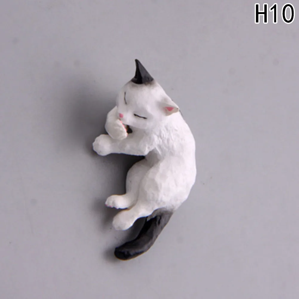 Кошка щенок смолы магниты на холодильник милый Шиба 3D мультфильм собака творческий домашний декор Животные наклейки для холодильника на магните - Цвет: 10