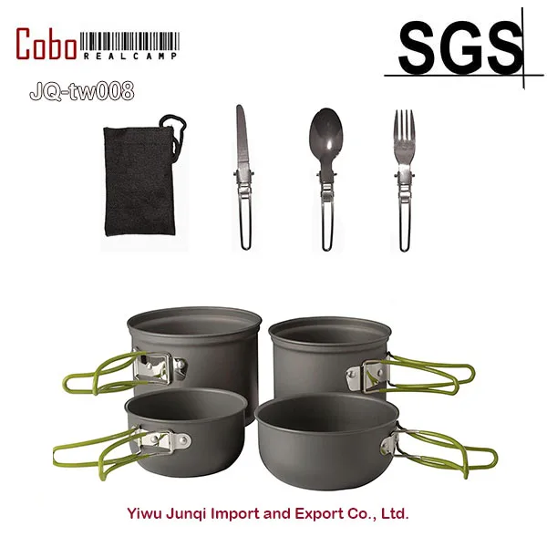 Cookware 7 Pieces Kit Cookset Backpacking Gear & Hiking Outdoors Cooking Equipment Lightweight Compact & Durable Pot Pan Bowls Cookware 7 Pieces Kit Cookset Backpacking Gear & Hiking Outdoors Cooking Equipment Lightweight Compact & Durable Pot Pan Bowls