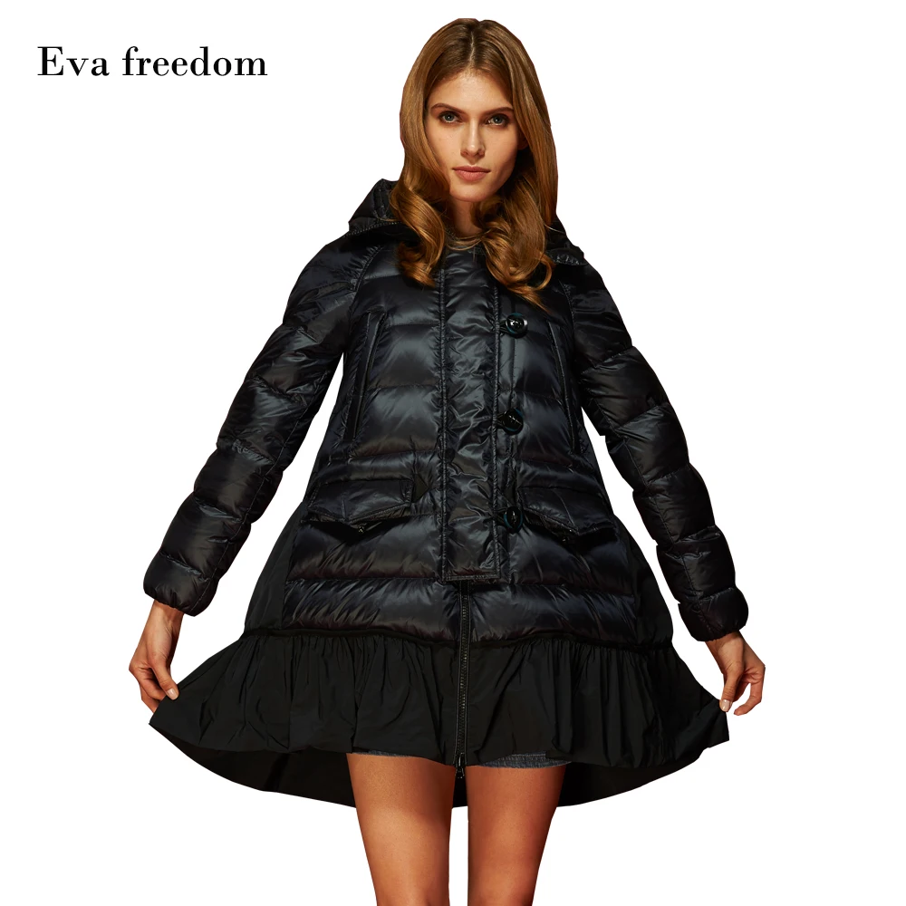 Red Down Jacket Women's 2022 Winter Fashion Korean Style Hooded Loose A-Type Design Sense Pregnant Women's Cold-Proof Coat