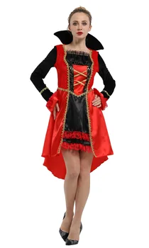 

Shanghai Story 2019 Vampire Costumes Witch Queen Cosplay Countess Dress masquerade Halloween cosplay for women