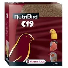 Я думаю, что от CRIA для экзотических птиц и Канарские птицы nutribird C19 VERSELE LAGA 5 кг