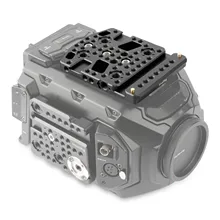 URSA SmallRig queso placa superior para Blackmagic Cámara Mini Con dos soportes de calzado y un carril de La Otan-1853