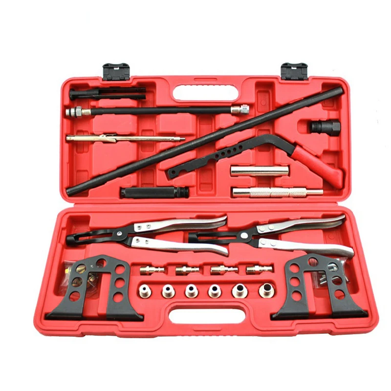 

Engine Cylinder Head Service Universal Valve Spring Compressor Remover Repair Kit Valve Pliers Auto Tools Kit