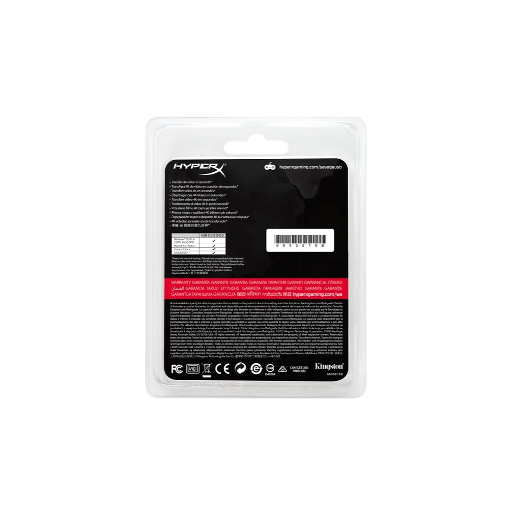 HyperX HXS3/128 GB 128 Тип usb A 3 0 (3 1 Gen 1) 350 МБ/с. Кепки черный красный|USB флэш-накопители| |
