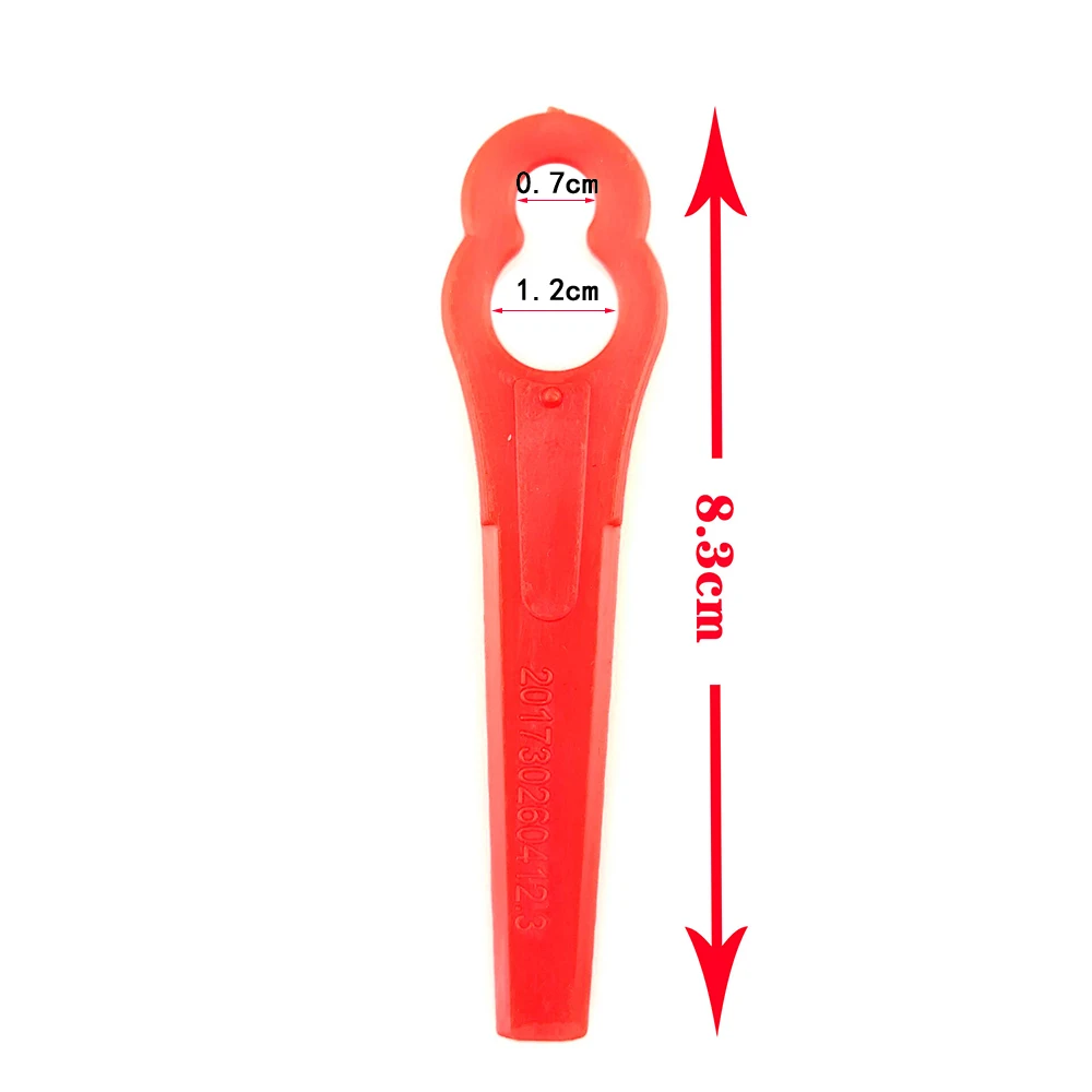 20x красное пластиковое лезвие на замену лезвия для беспроводной травы