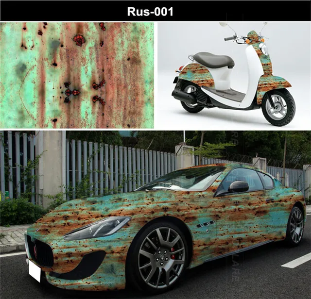RUS 010 High Quality Matte Rust Vinyl Wrap Film For Car Wrap Style