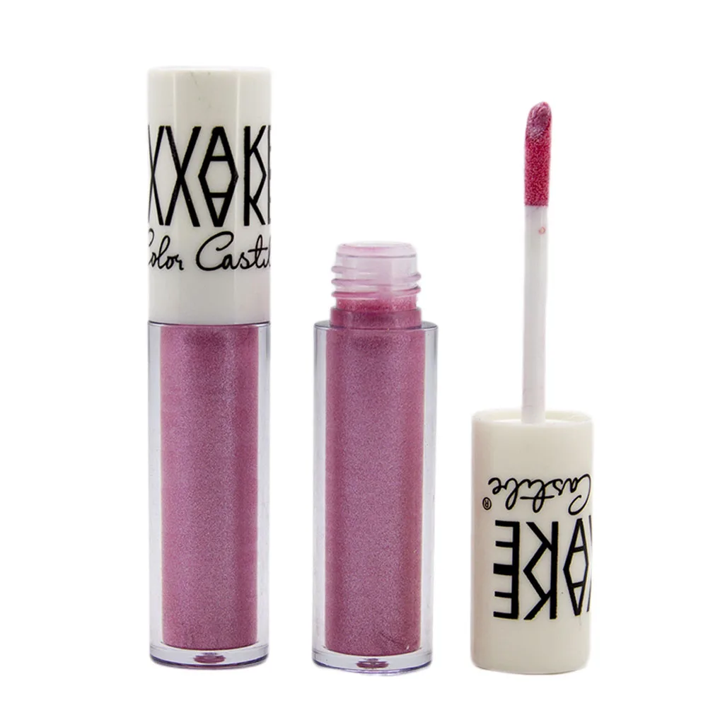 HOT Diamond gold lip gloss 8ml moisture highlighting lip balm 12 colors