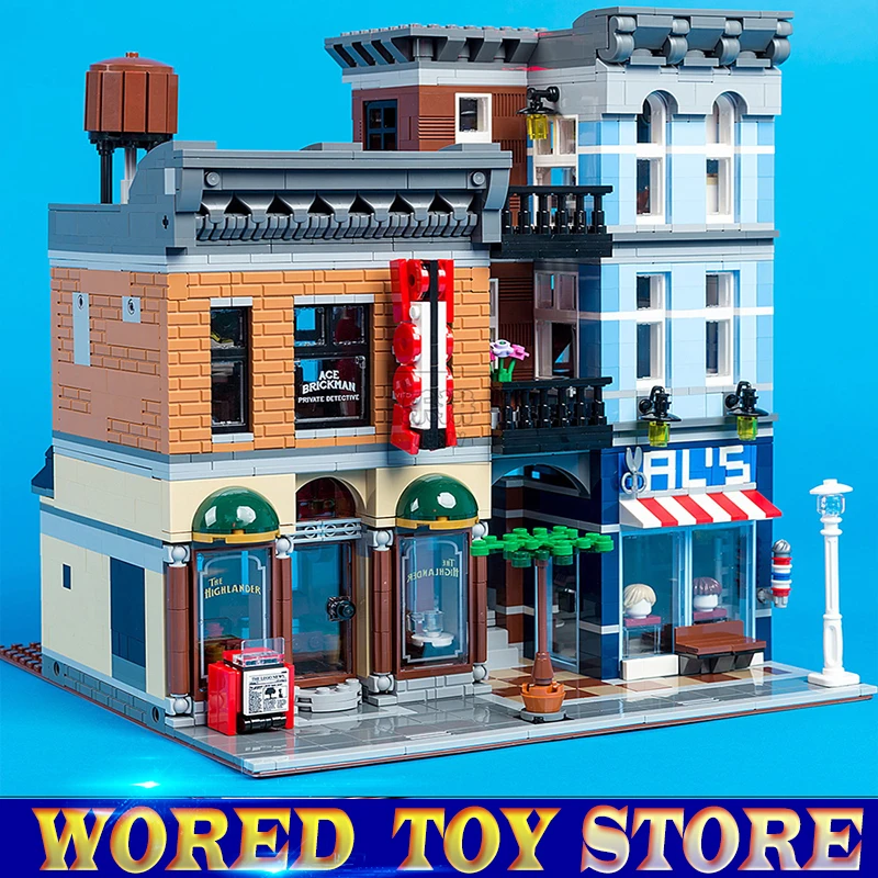 

Lepin 15011 Building Series The Detective's Office Set Avengers Set Assemble Building Blocks Educational legoed Toys 10197