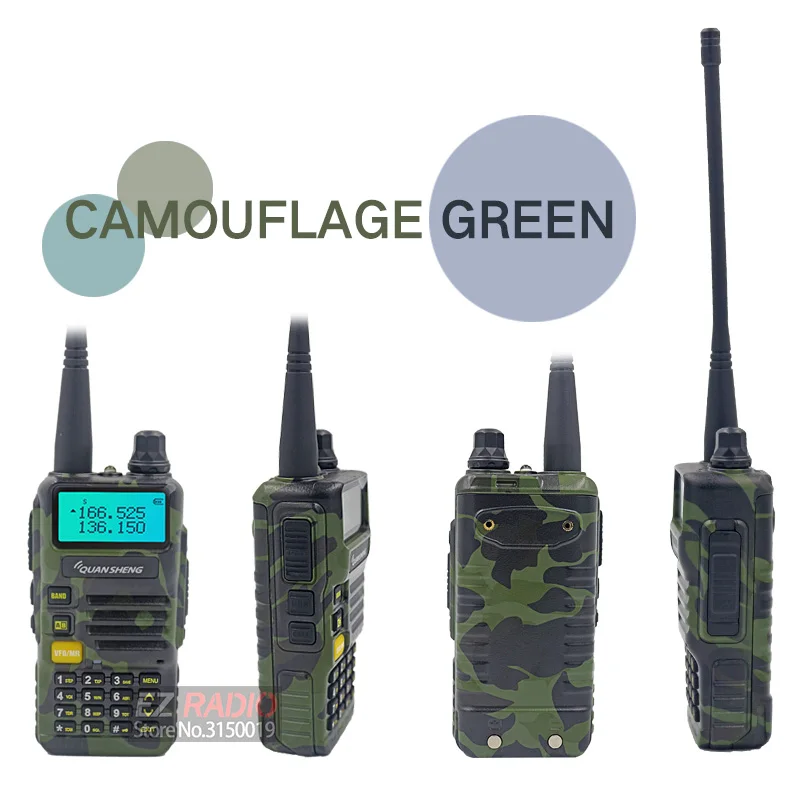 ГОРЯЧАЯ QuanSheng UV-R50/UV-R50-1/UV-R50-2/TG-UV2 иди и болтай Walkie Talkie UHF VHF TG-UV2 двусторонней радиосвязи, 3300 мА/ч, Quansheng 5 Вт Ham Радио УФ R50-2