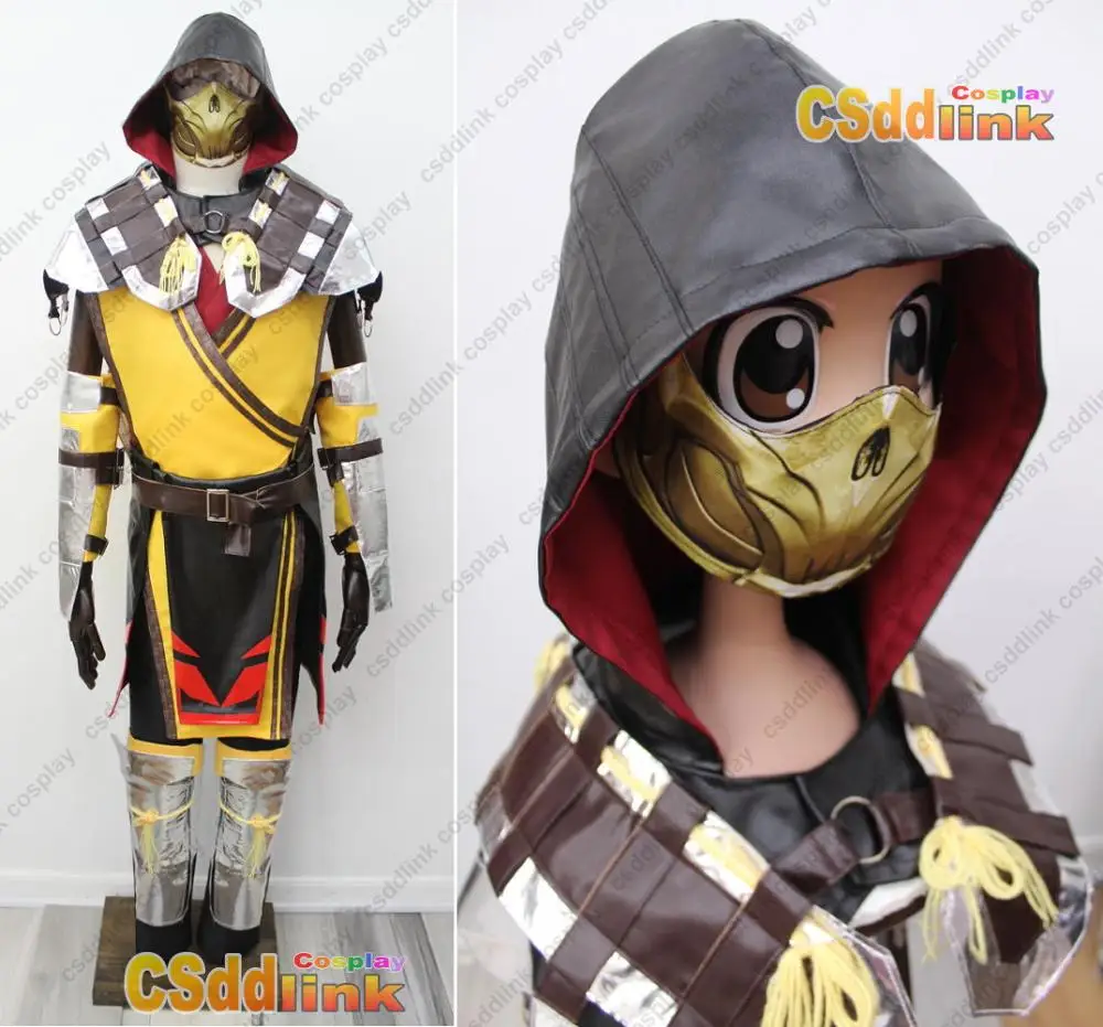 

MK 11 Scorpion Cosplay Costume with mark