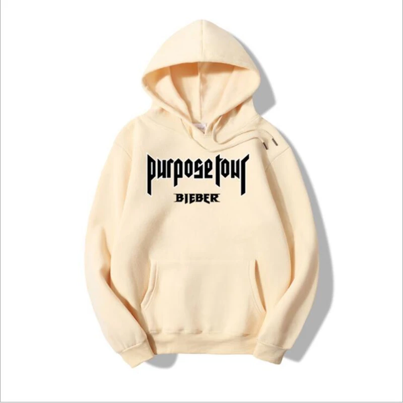2018 Purpose Tour Sweatshirt Women Men Justin Bieber World Tour Man Hoodie Fashion Brand Cool Version Street Pull Hip Hop Ho