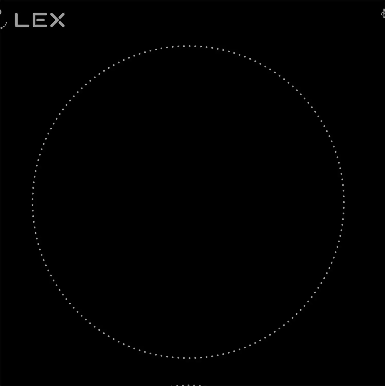 LEX EVH 320 BL панель стеклокерамическая электрическая