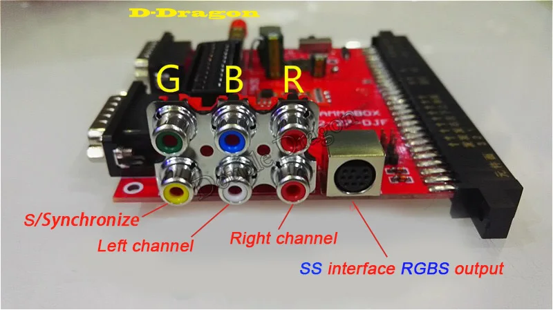 JAMMA к DB 15PIN Joypad плата преобразователя JAMMA CBOX конвертер с SCART выходом для любого JAMMA аркадная игра PCB SNK материнская плата