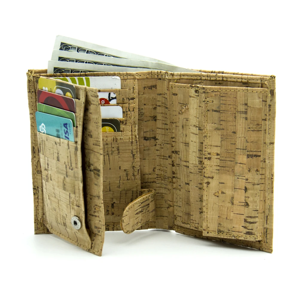 Buy Rustic Natural Cork Wallet for Men cork vegan