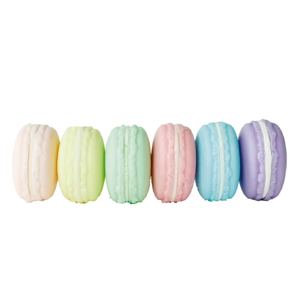 

1pcs Color Random Cute Macaron shaped Essential oil Handmade soap Magic Soap Pure Body Skin Whitening Soap