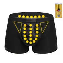 3 di colore della biancheria intima degli uomini Mutande Fisioterapia Salute Magnete Biancheria Intima di cotone Pugile Della Biancheria Intima Magnetica shorts
