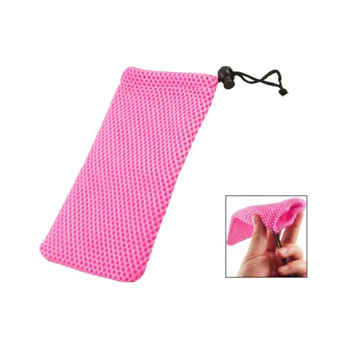 MYTL NEW Hot Sale! Pink Nylon Mesh Sunglasses Eyeglasses Drawstring Pouch Bag Holder MYTL NEW Hot Sale! Pink Nylon Mesh Sunglasses Eyeglasses Drawstring Pouch Bag Holder