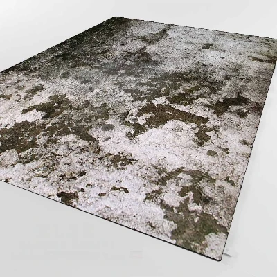 Серый Черный винтажный старомодный Настенный Дизайн 3d принт Нескользящая микрофибра для гостиной декоративный современный моющийся коврик