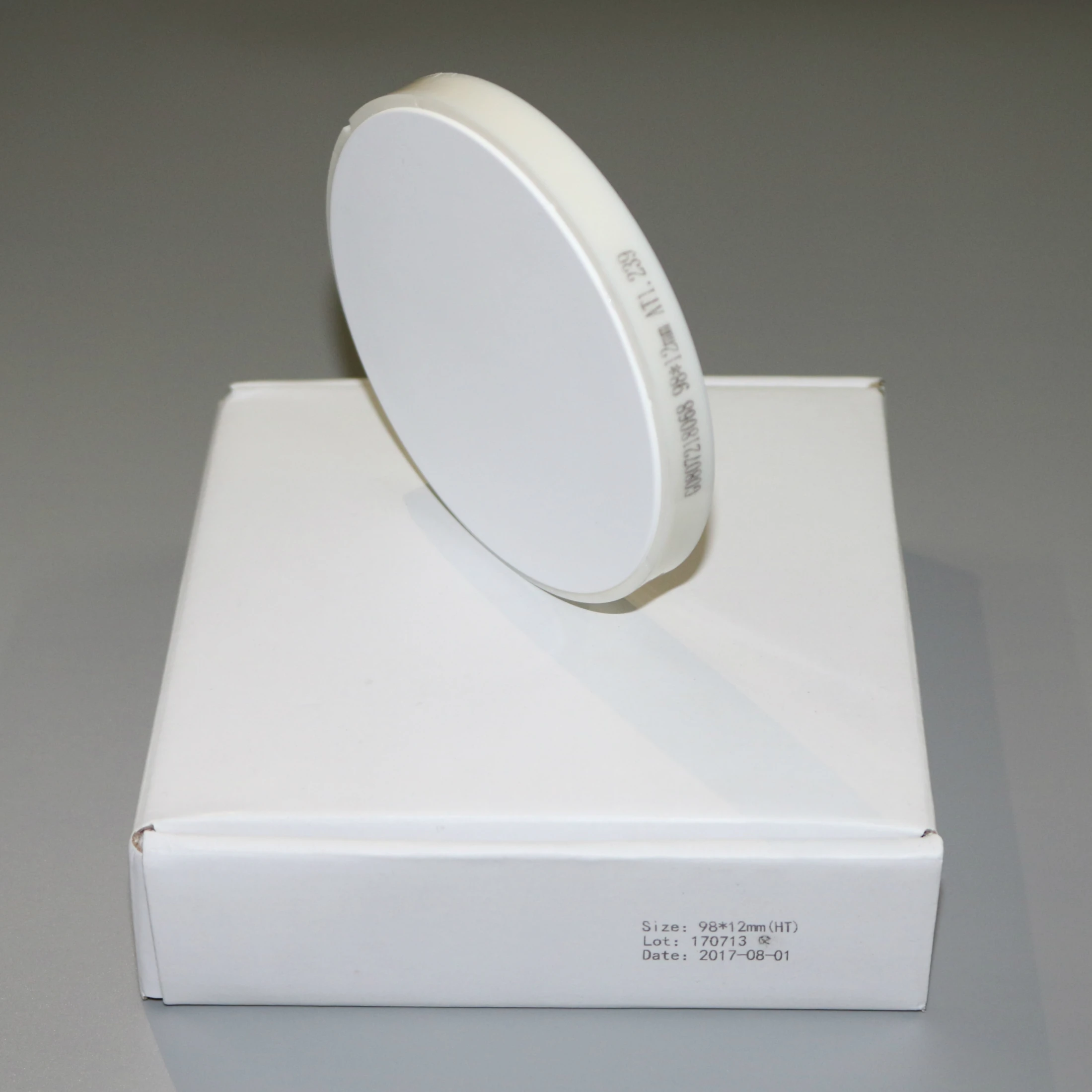 

5PCS/Lot OD98x12/14mm HT ST Zirconia Blank Dental Material Dental Zirconia Blocks Disk with Plastic Ring