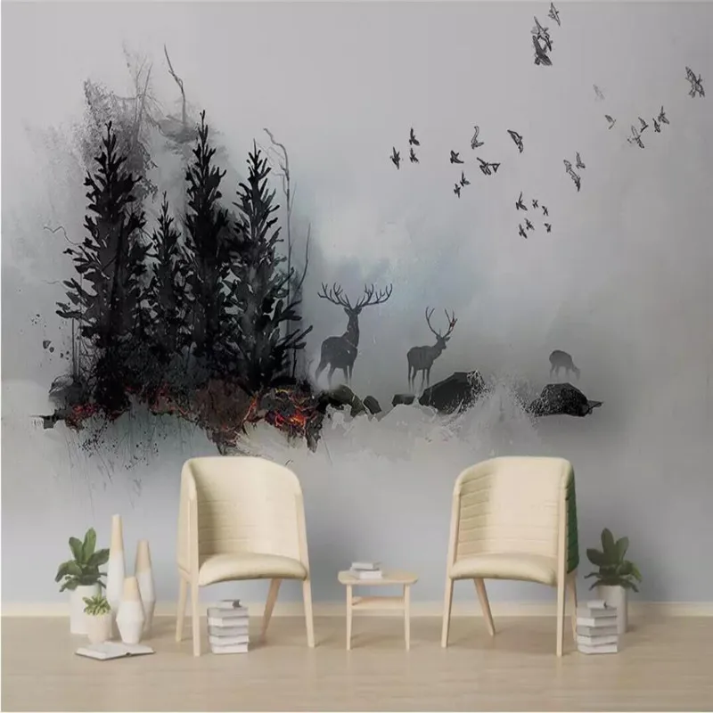 Customized high-grade large home interior wall covering wallpaper murals Photo wall manufacturers wholesale quality assurance Customized high-grade large home interior wall covering wallpaper murals Photo wall manufacturers wholesale quality assurance