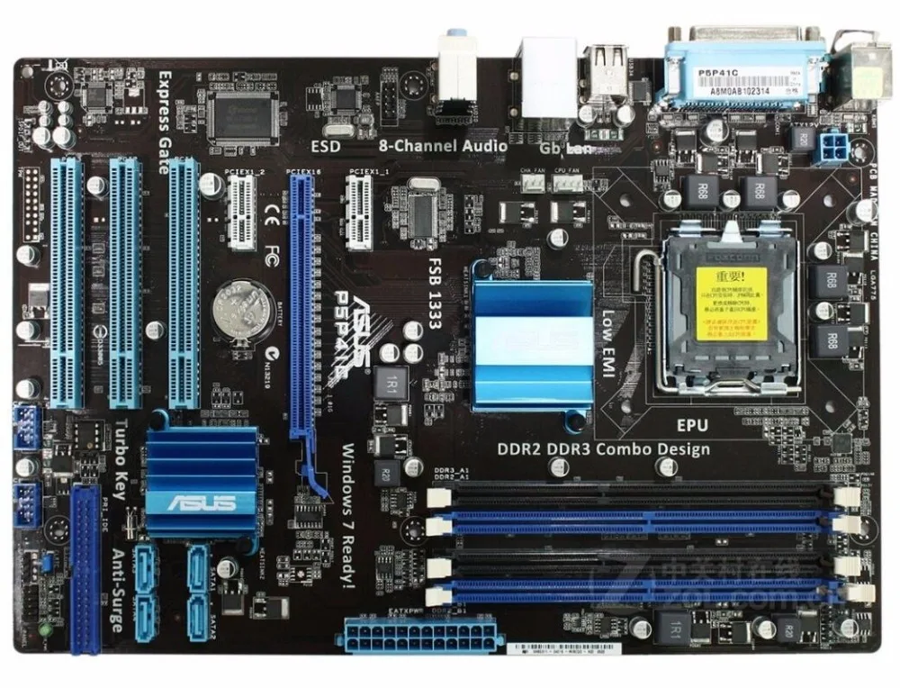 LGA775 For ASUS P5P41C Original Used Desktop G41 775 Motherboard DDR2