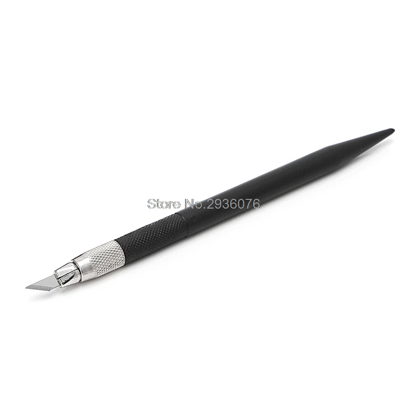 

DIY Leather Wood Carving Pen Knife Graver Craft Cutting Tool With 12pcs Blades