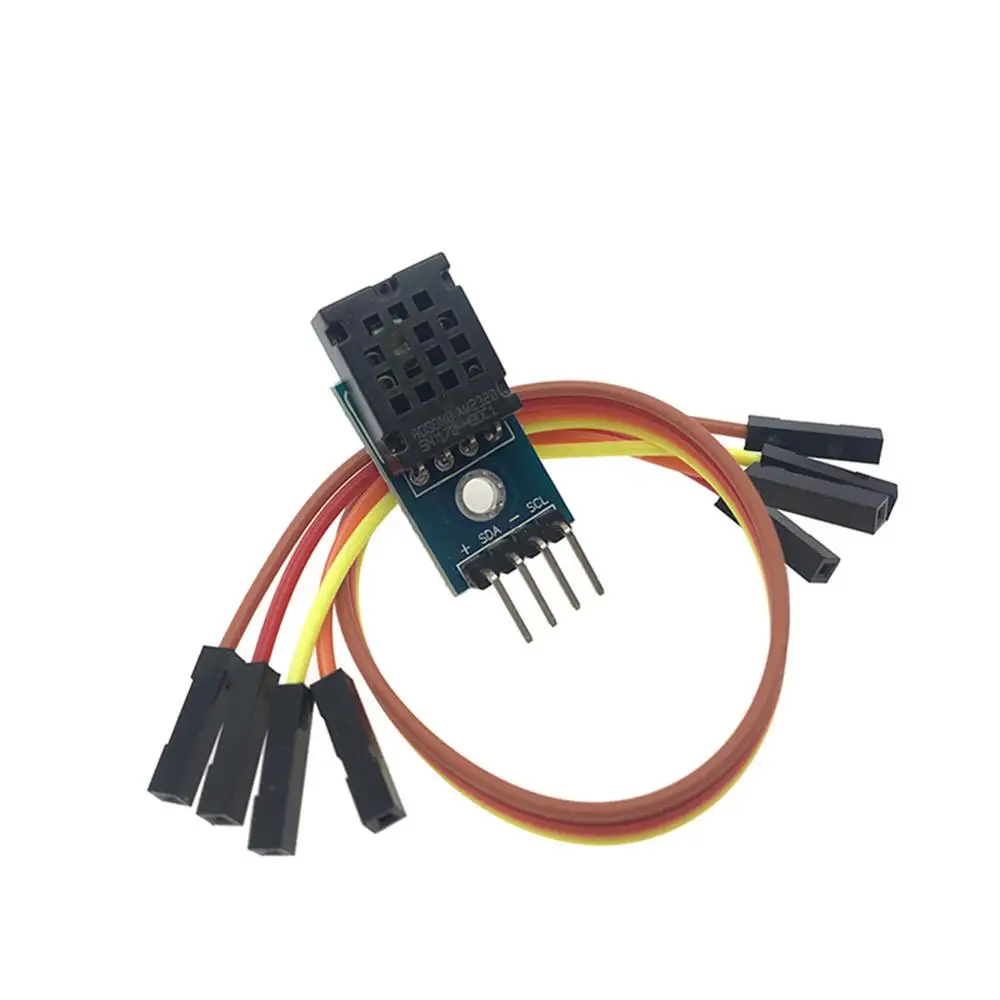 

AM2320 Digital Temperature and Humidity Sensor Single Bus and I2C Communication with 20cm DuPont Cable Wire
