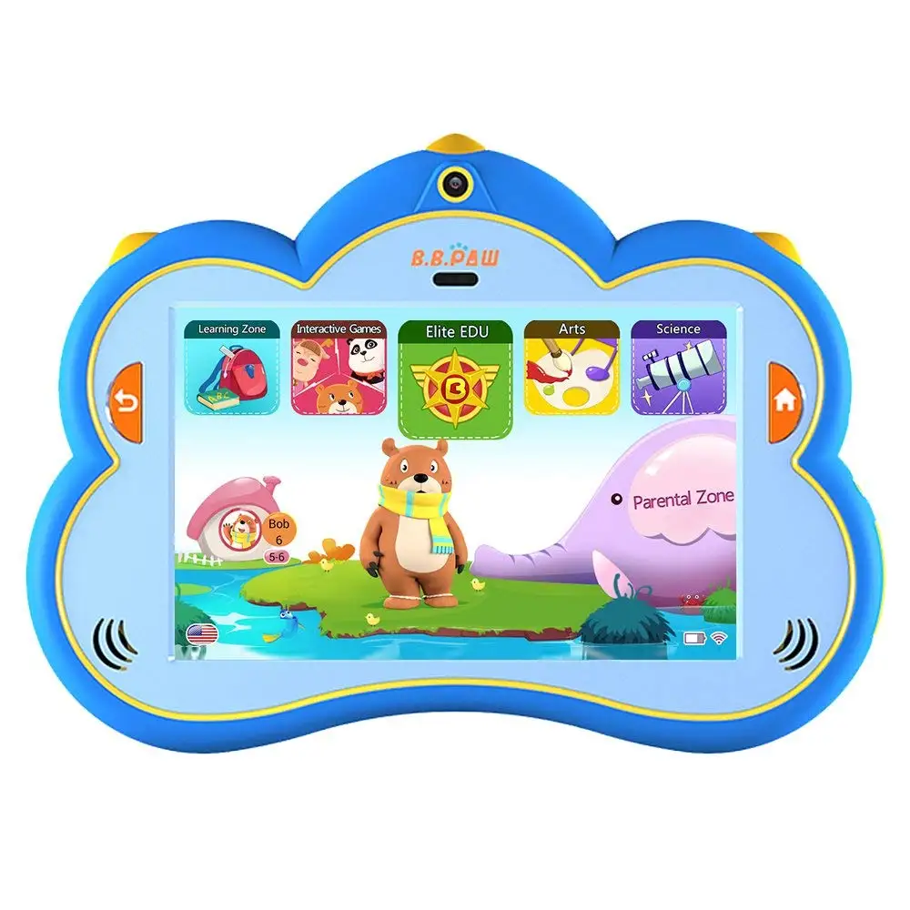 Kids Tablet, B.B.PAW 8 inch Whole Brain Education Tablet with 90+ Preloaded Learning and Training Apps