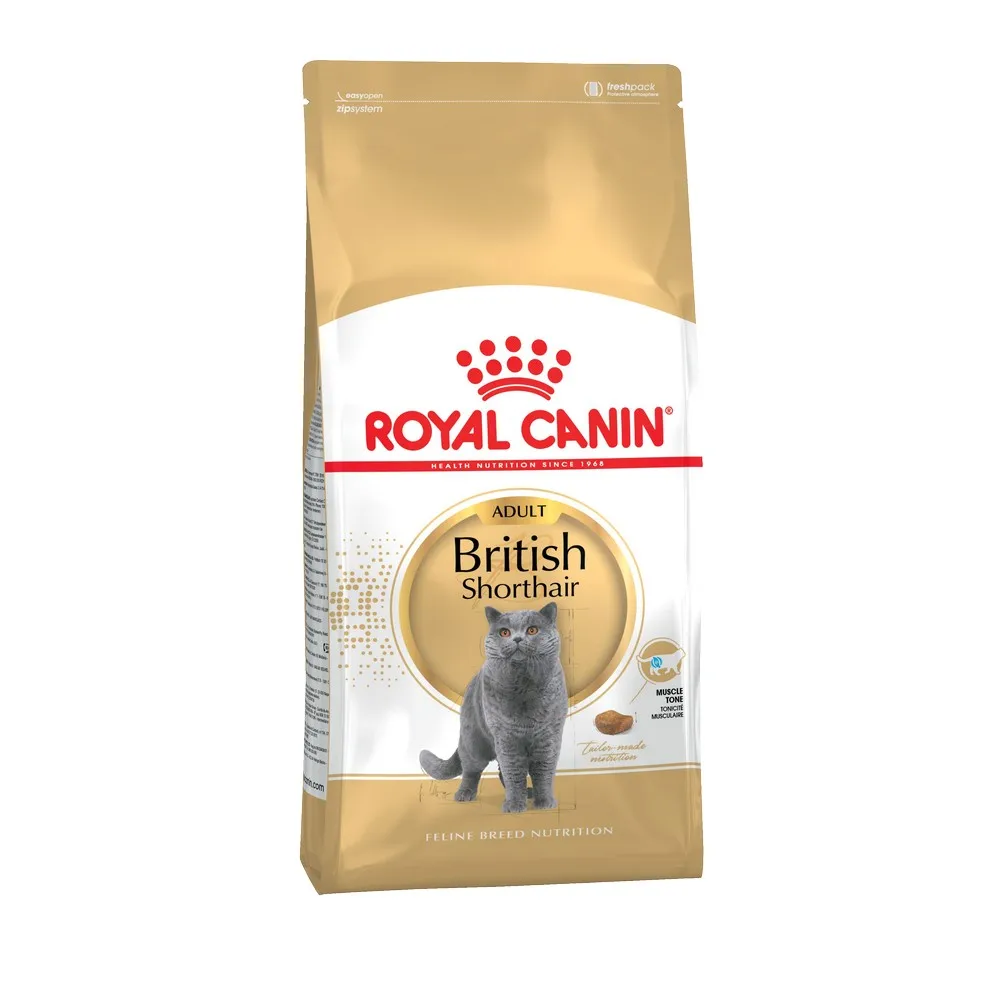 Royal Canin British Shorthair Adult корм для взрослых кошек британской короткошерстной породы, 2 кг