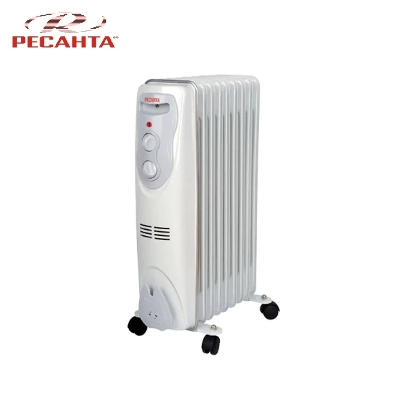 Oil radiator RESANTA OM-9N Air heating Oil heater Space heating Oil filled radiator Sectional radiator Oil radiator RESANTA OM-9N Air heating Oil heater Space heating Oil filled radiator Sectional radiator
