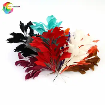 

Beautiful Goose feather wedding corsages Length 30CM Feathers Flower for Headdress Wedding Party Decoration Accessories