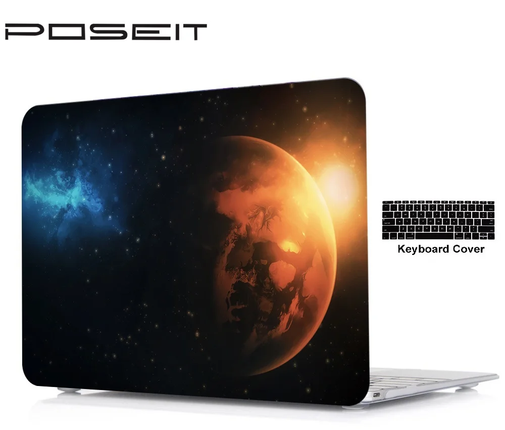 Цветной пластиковый жесткий чехол для ноутбука + клавиатуры Apple Macbook Touch Bar 13 15 Air11