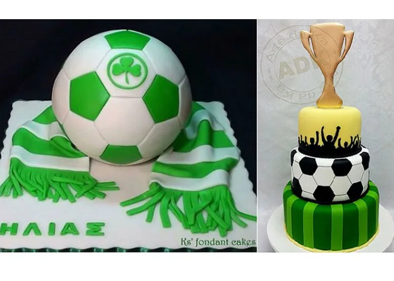 football-cakes-soccer-cakes-by-Ks-Fondant-Cakes-left-Arte-da-Ka-right