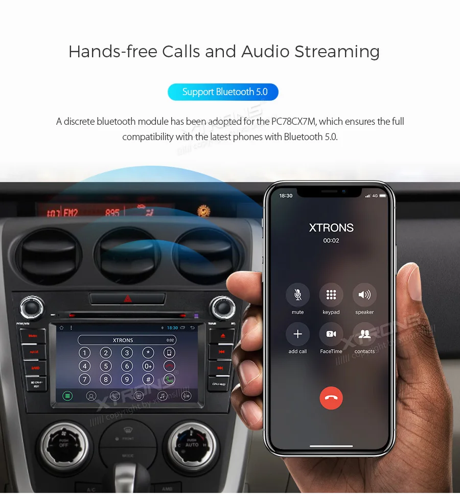 Discount XTRONS 7" Android 8.1 Quad Core 16GB ROM Car Multimedia DVD Player for Mazda CX-7 2007-2012 RCA GPS Navigation OBD DAB USB WIFI 13