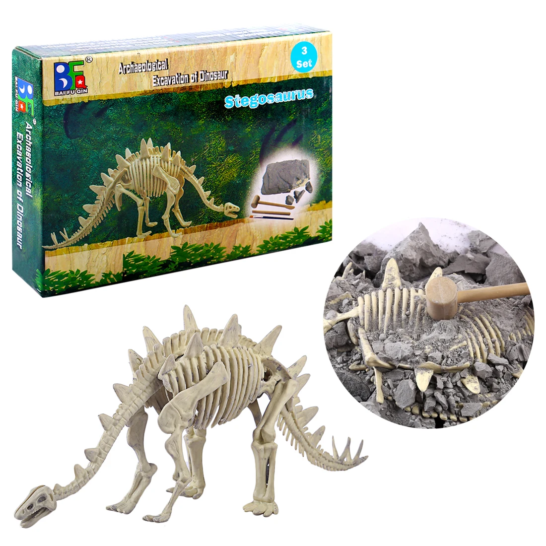 Children Creative Educational Fossil Dinosaur Archaeology Excavation Science History Educational Toys For Children