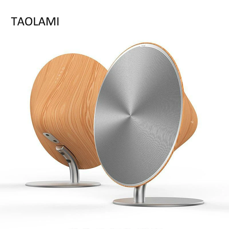 

NFC Wireless Bluetooth Speaker Wooden Subwoofer HIFI Stereo Speakers Solo One Touch Surface Sound Box Home Audio Drop Shipping