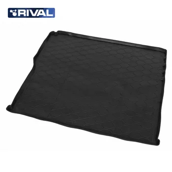 

For Lada Vesta SW Cross 2017-2019 trunk mat for cars with raised floor Rival 16006003
