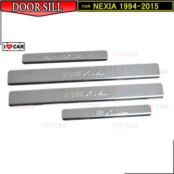 

Door sills for Daewoo Nexia 1994-2015 scuff plate guard stainless door sills sticker car styling inter decoration protection