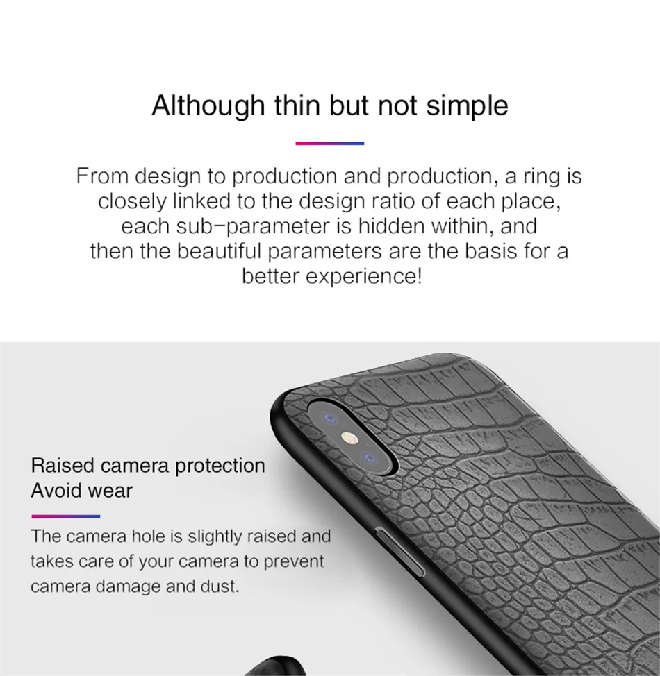 Retro Vintage Phone Bag Case For Iphone X 6 6s 7 7s 8 Plus Crocodile Snake Skin Pattern Soft Protective Cover Shell For iphoneX (4)