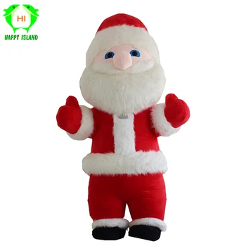 

Santa Claus Inflatable Costume With 2.6M-3M Tall Customize For Adults Inflatable Christmas Clothing Suitable for 1.7m-1.9m Men