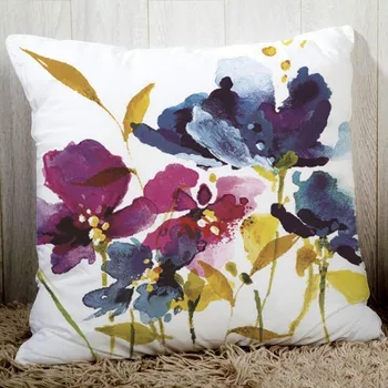 

18" Cozy Throw pillow cushion cover flower plant office lumbar pillow sofa cushion pillow case cover for living room decoration
