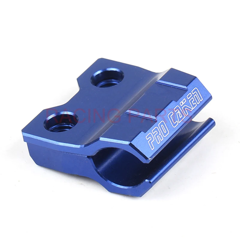 

CNC Blue Brake Line Hose Clamps Holder For YZ WR 125 250 YZF WRF 250 450 MX LINE Motocross Bike Off Road