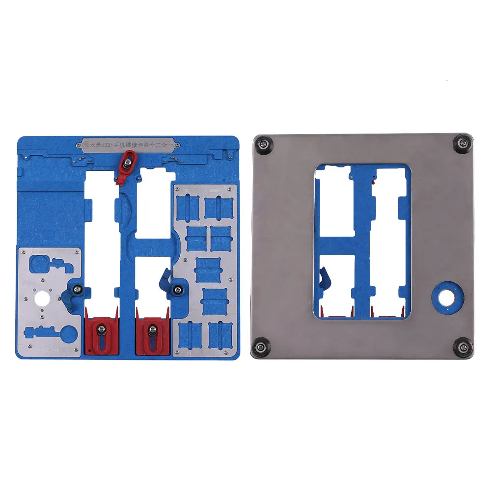 

A22+ High Temperature Resistant Logic Board Repair Clamps for iPhone 6 6S 7 8 Plus XR IC/CPU Repair Fixture Holder Fix Tool