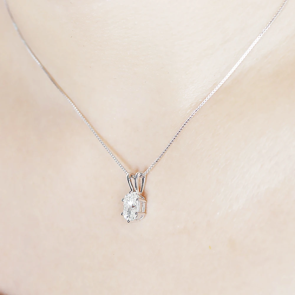 oval moissanite pendant necklace (8)