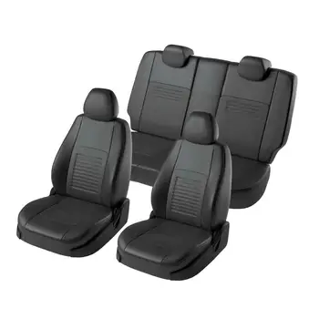 

For Ford Focus 2 2004-2010 Ambiente/Trend special seat covers without rear armrest Model Turin eco-leather