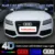 4D подсветкой автомобилей светодиодный Решетка BL светодиодный логотип для Audi A1 A3 A4 A5 A6 A7 Q3 Q5 Q7 TT r8 Передняя решетка эмблема логотип свет (27 см * 9.5 см